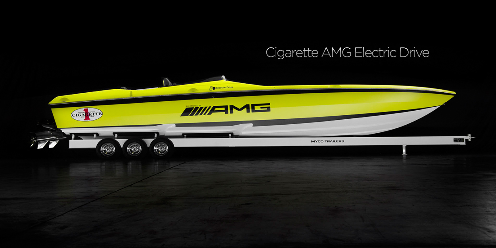 Cigarette AMG Electric Drive Concept - Самые быстрые катера в мире